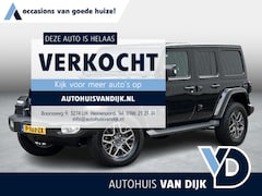 Jeep Wrangler Unlimited - 4xe 380 Sahara | Plug-in/Leder/Cruise Adaptief/Stuur-/Stoelverw./Trekhaak