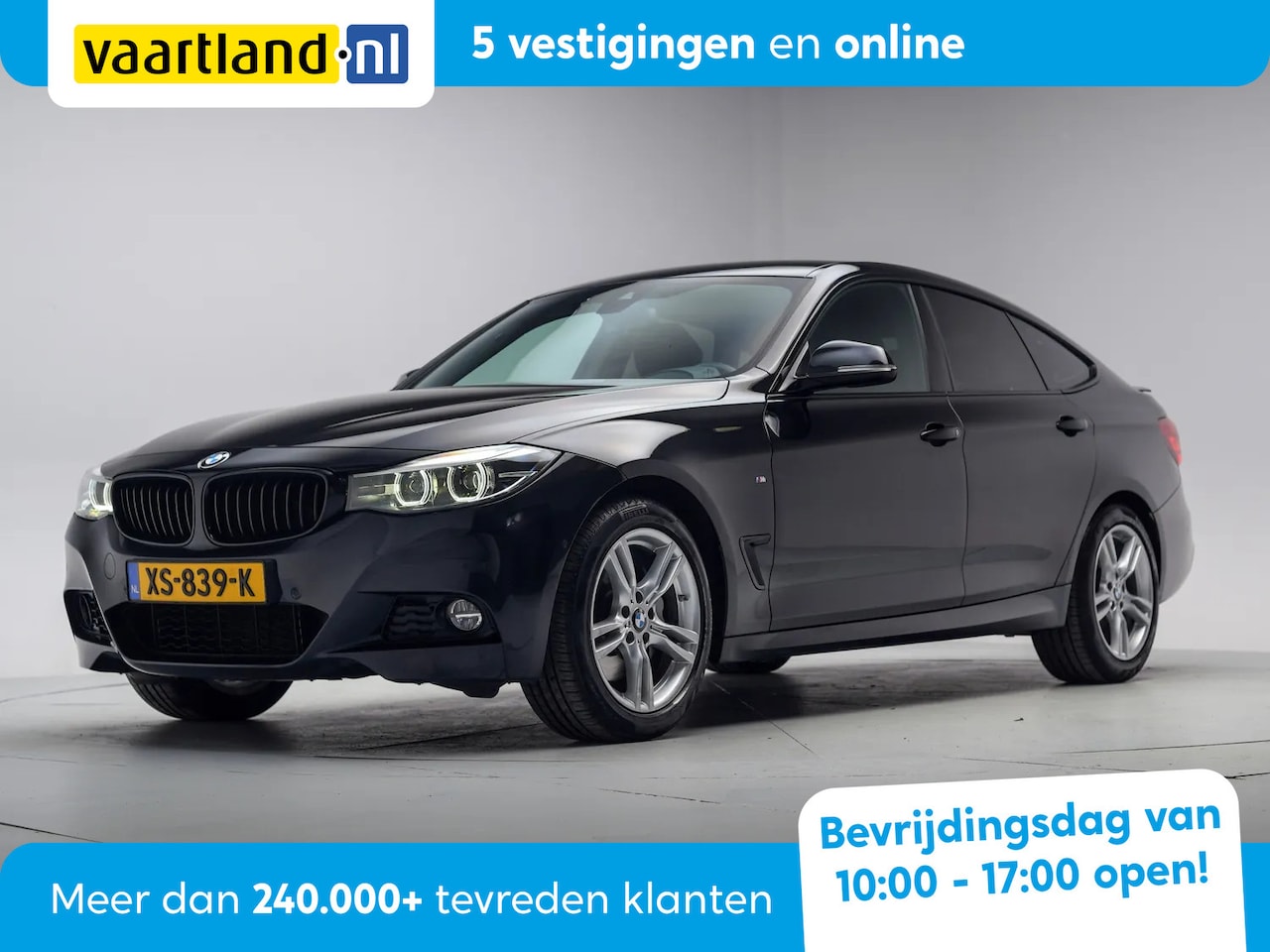 BMW 3-serie Gran Turismo - GT 340i M Sport High Executive Aut. ORIG.NL [ LED Trekhaak Leder Stoelverwarming ] - AutoWereld.nl