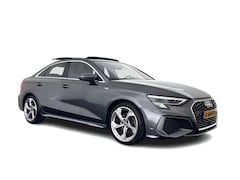 Audi A3 Limousine - 35 TFSI S-Edition (INCL-BTW) Aut. *PANO | LEATHER-FABRIC | FULL-LED | AMBIENTLIGHT | SPORT