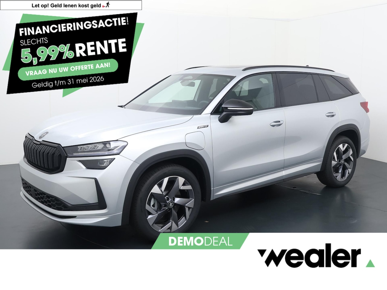 Skoda Kodiaq - Sportline Business 1.5 TSI PHEV 204 PK | Panorama dak | all season banden |Trekhaak, wegkl - AutoWereld.nl