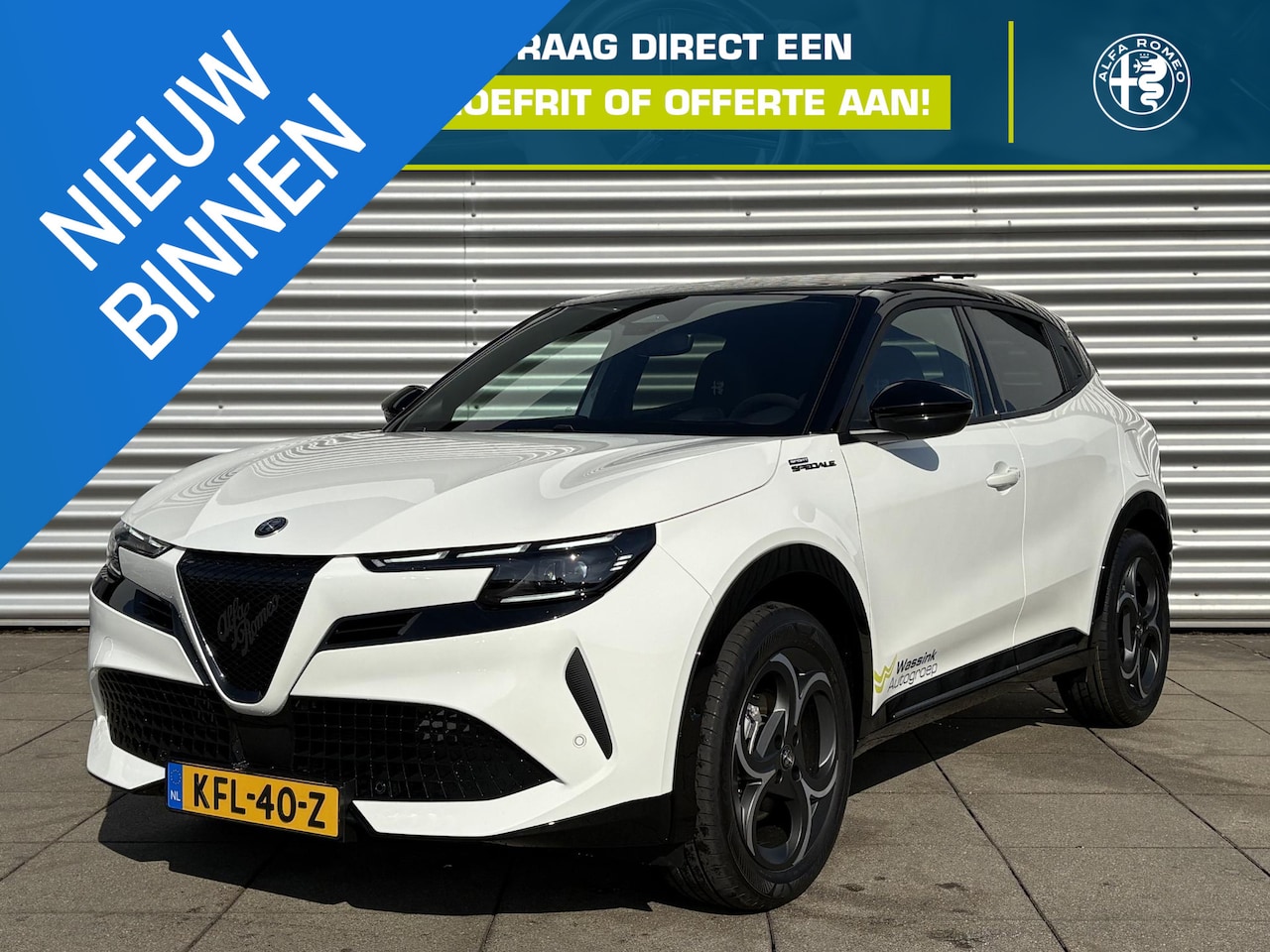 Alfa Romeo Junior - 1.2 Turbo Hybrid Ibrida Sport Speciale | Schuif kanteldak | Alcantara interieur | Pack Tec - AutoWereld.nl