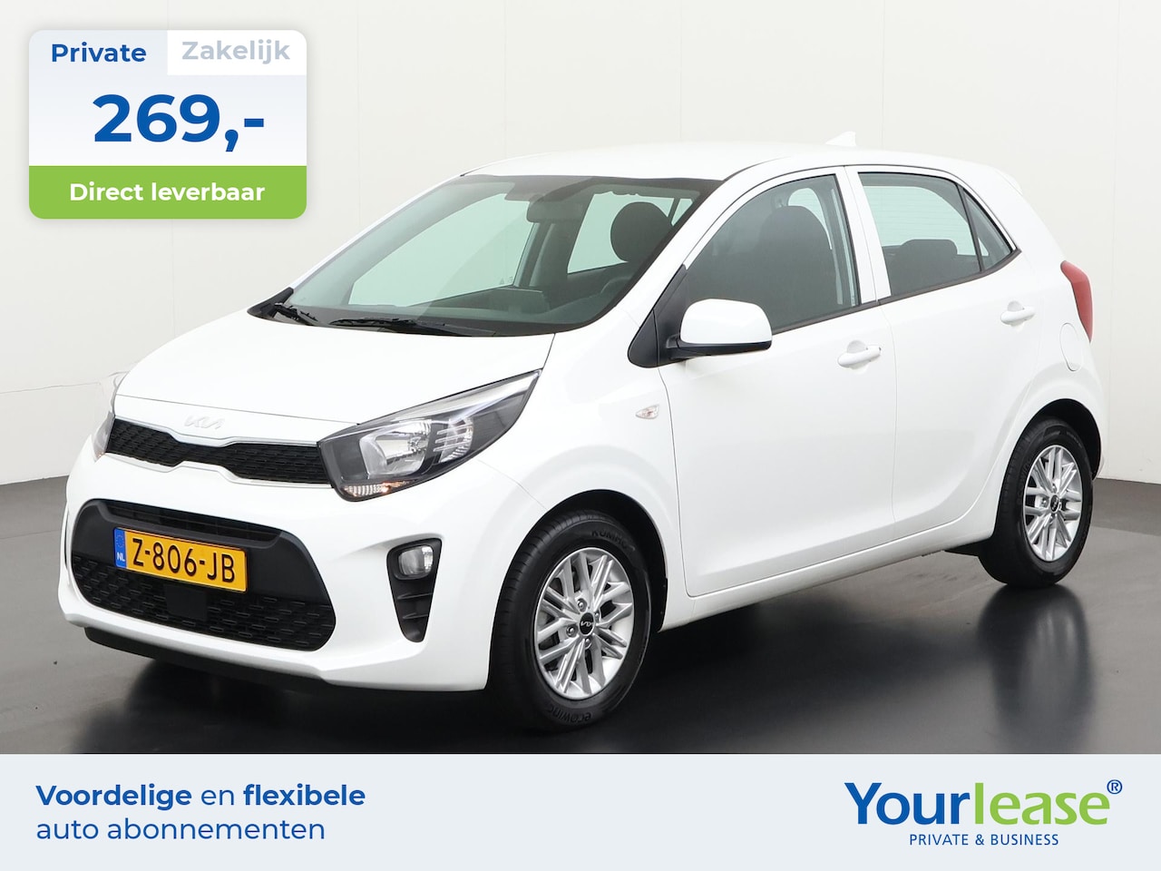 Kia Picanto - 1.0 DPi DynamicLine | All-in 269,- Private Lease | Direct uit voorraad - AutoWereld.nl