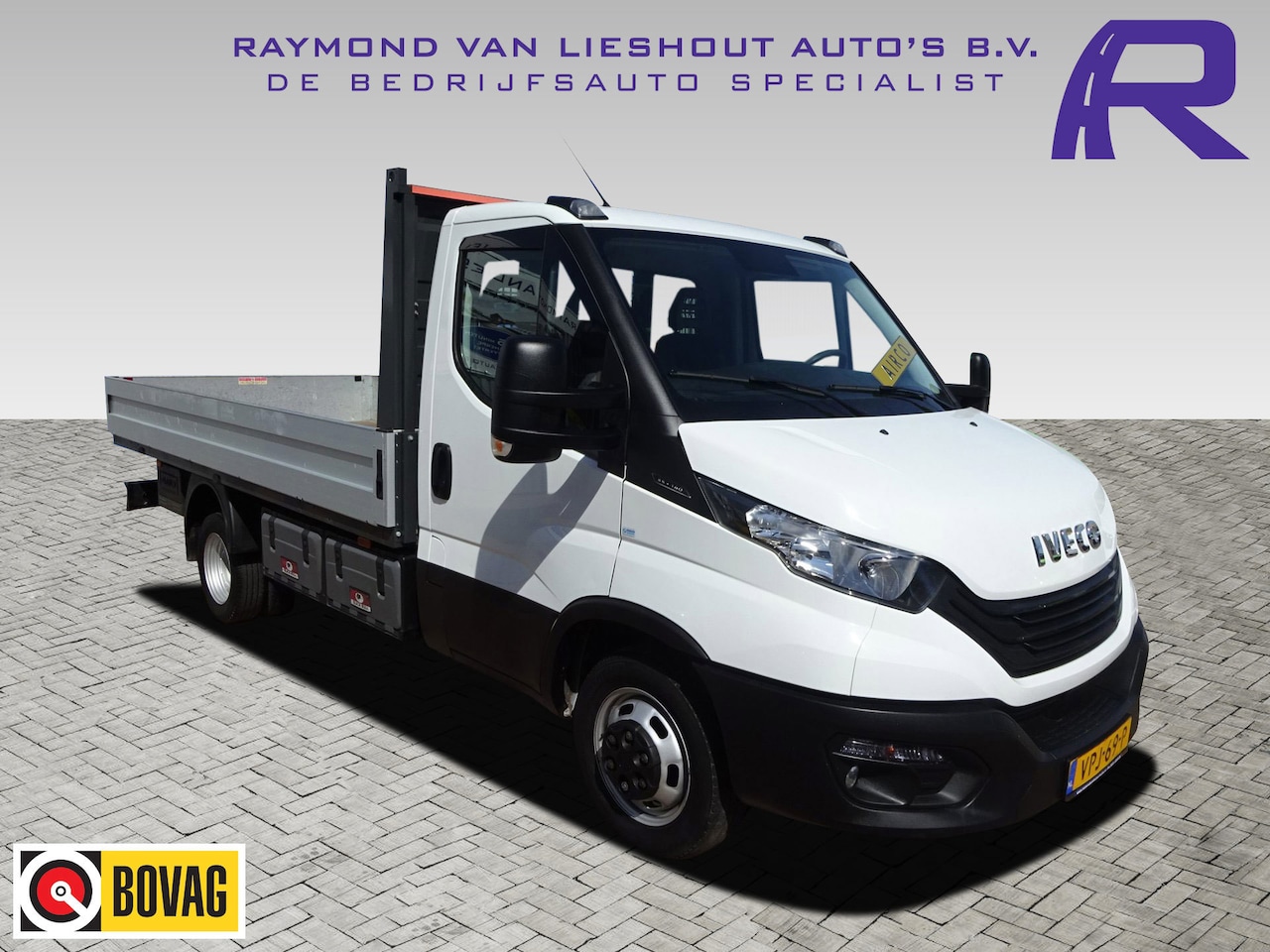 Iveco Daily - 35C14 2.3 Open laadbak Pick up Dubbel lucht in zeer nette staat. - AutoWereld.nl