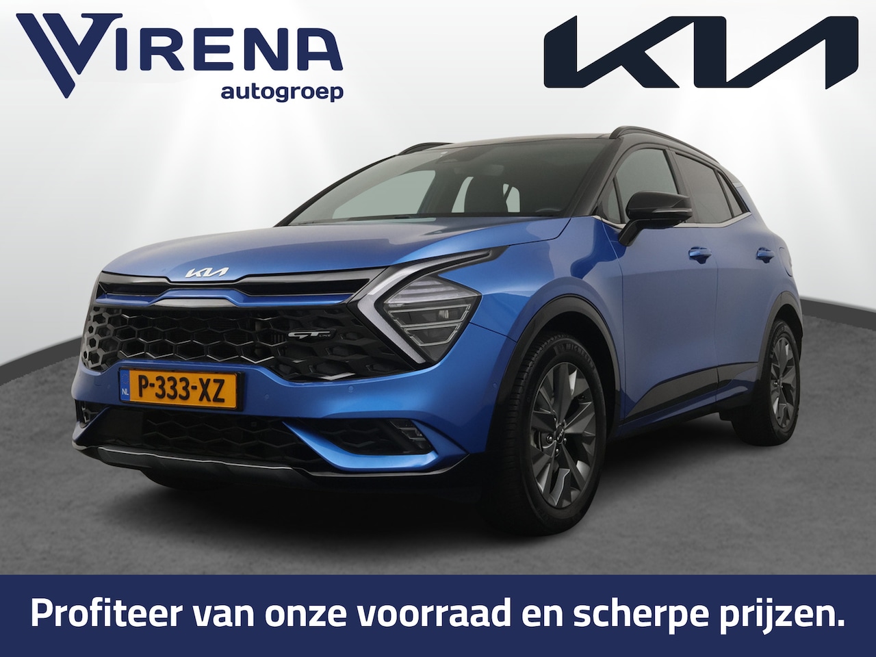 Kia Sportage - 1.6 T-GDi Hybrid GT-PlusLine - Stoelverwarming-/ventilatie - Schuif-/kanteldak - Memory Se - AutoWereld.nl