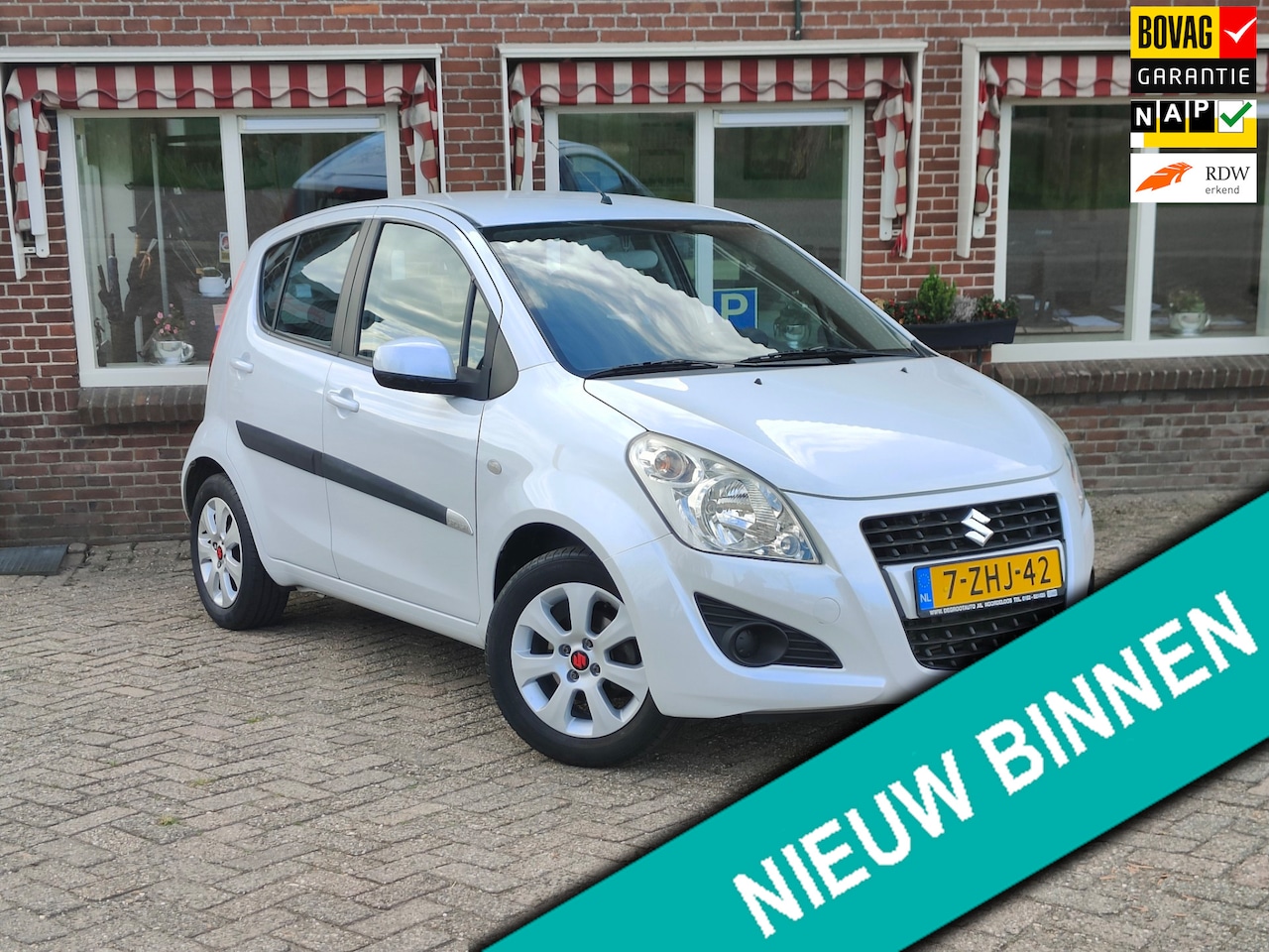 Suzuki Splash - 1.0 VVT Comfort EASSS Airco Tr. haak LMV St. bekr, - RIJKLAAR - - AutoWereld.nl