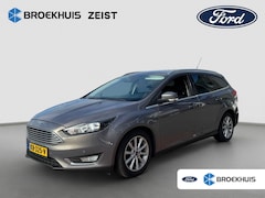 Ford Focus Wagon - 1.0 Titanium | D-riem reeds vervangen | Dodehoek detectie | Winter-pack | Leder / stof | P
