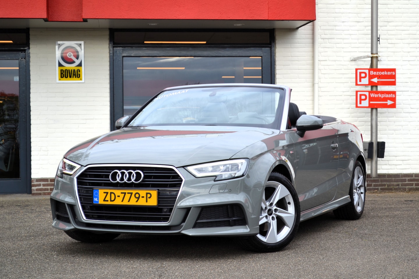Audi A3 Cabriolet - 35 TFSI CoD Sport S Line, Automaat, NL-auto, Navi, Clima, Stoel/nek verwarming, trekhaak, - AutoWereld.nl