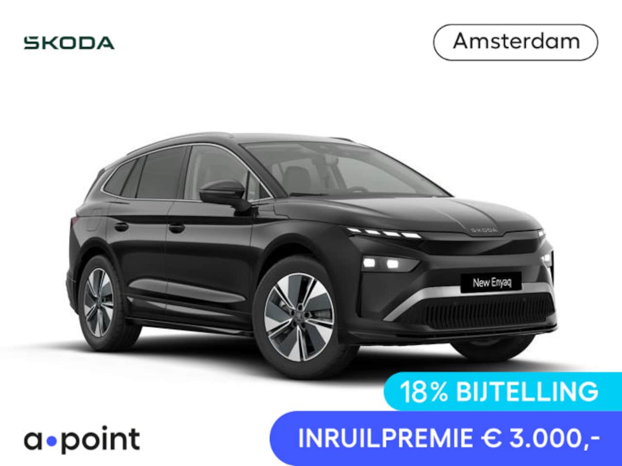 Skoda Enyaq iV - 85 Business Edition | Keyless entry | Travel assist | stoel- en stuurverwarming | elektr. - AutoWereld.nl