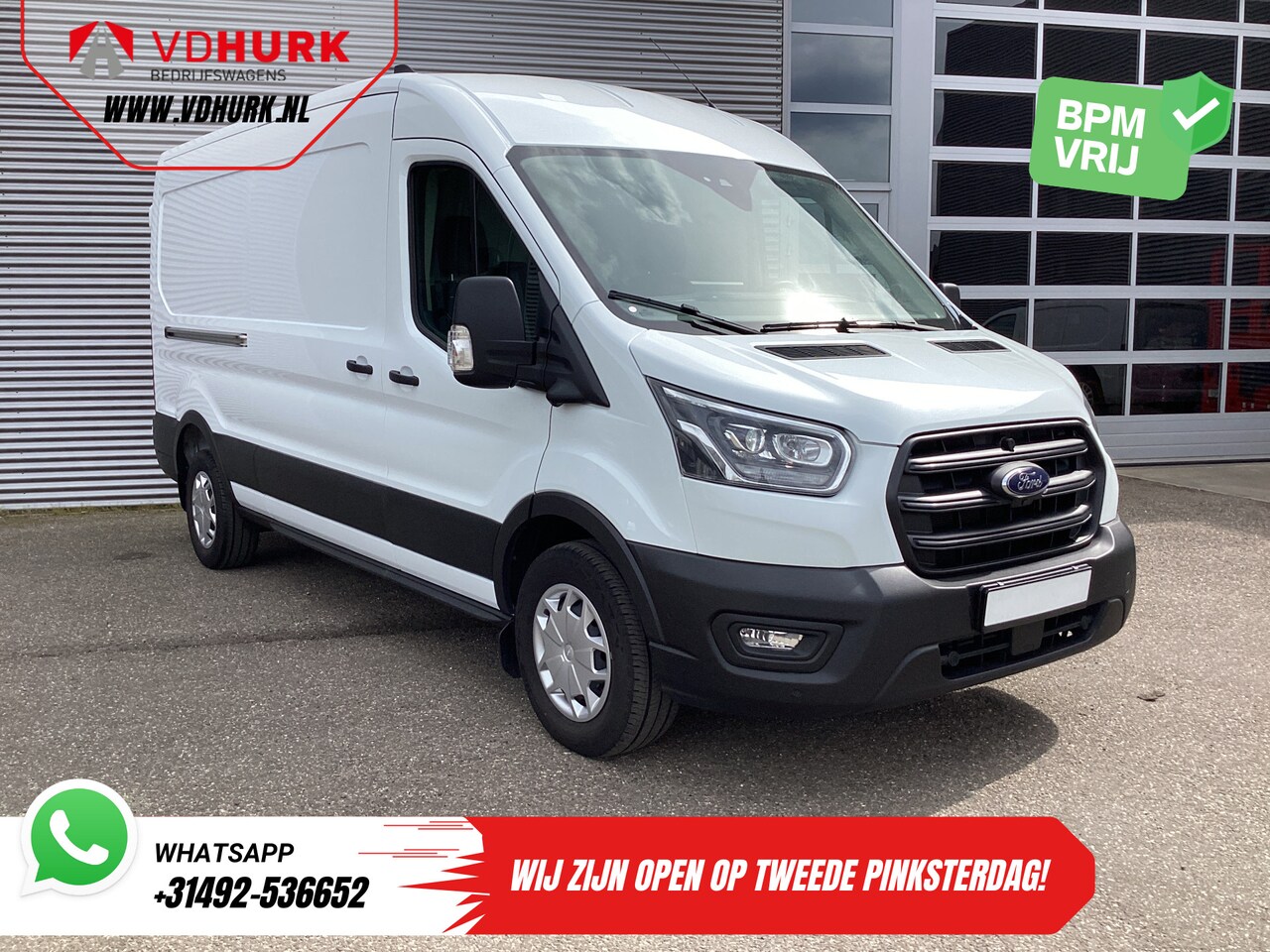 Ford Transit - 2.0 TDCI 170 pk Aut. L3H2 Adapt.Cruise/ Bi-Xenon/ 360Gr.Camera/ Carplay/ Climate/ PDC/ Tre - AutoWereld.nl