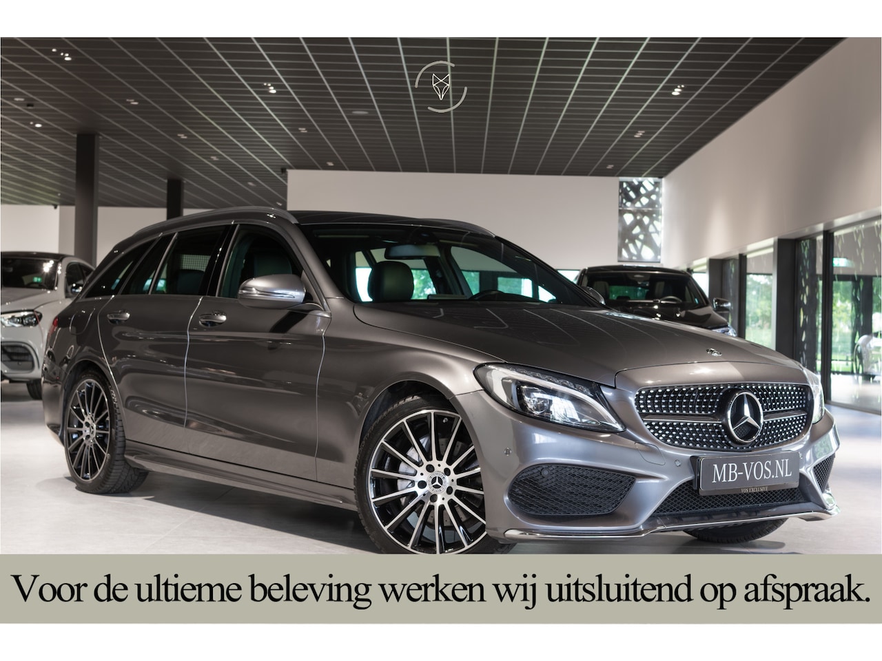 Mercedes-Benz C-klasse Estate - 180 AMG Sport Edition Leder|Sfeerverlichting|Aut-kofferklep|LED|19"|New Service/APK - AutoWereld.nl