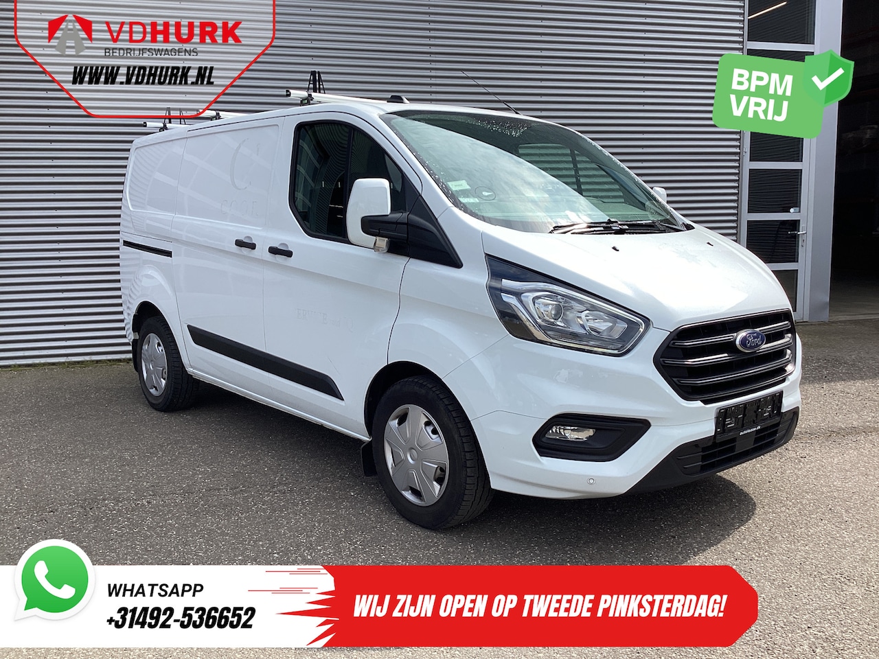 Ford Transit Custom - 2.0 TDCI 130 pk Aut. 2x Schuifdeur/ Standkachel/ Stoelverw./ Airco/ Cruise/ Inrichting/ PD - AutoWereld.nl