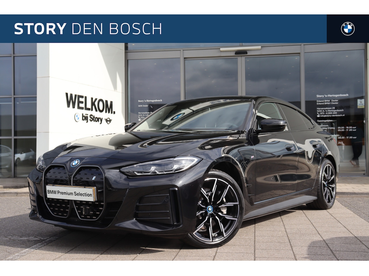 BMW i4 - eDrive40 High Executive M Sport / Achteruitrijcamera / Stoelverwarming / Cruise Control / - AutoWereld.nl