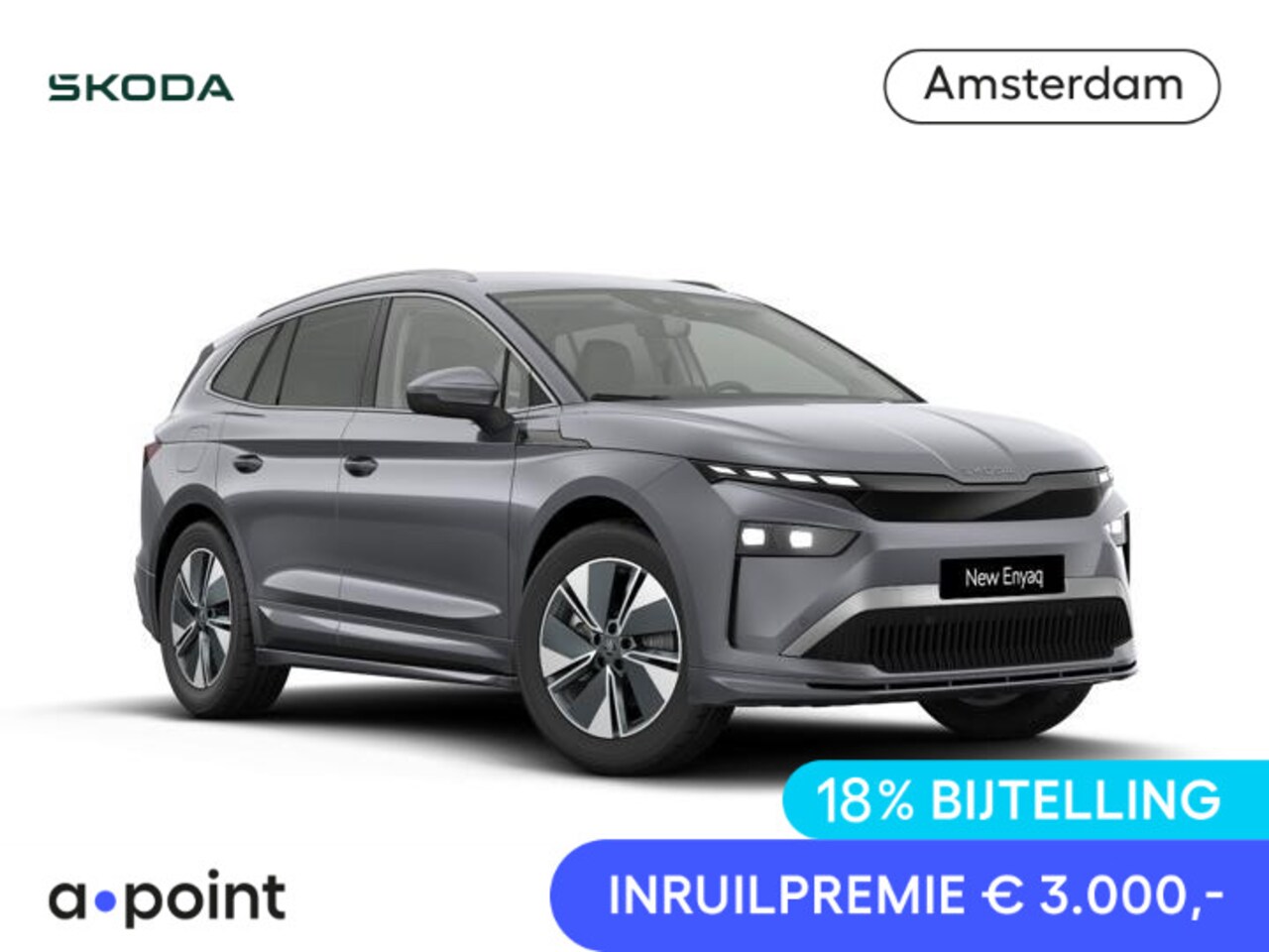 Skoda Enyaq iV - 85 Business Edition | Keyless entry | Travel assist | stoel- en stuurverwarming | elektr. - AutoWereld.nl