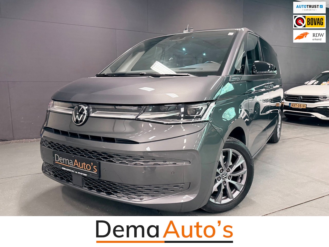 Volkswagen Multivan - 1.4 eHybrid Energetic 7P PANO/NAVI/H-UP/V-COCKPIT/7X STOELVERW/CAM/H-LEDER/SFEERVERL/STUUR - AutoWereld.nl