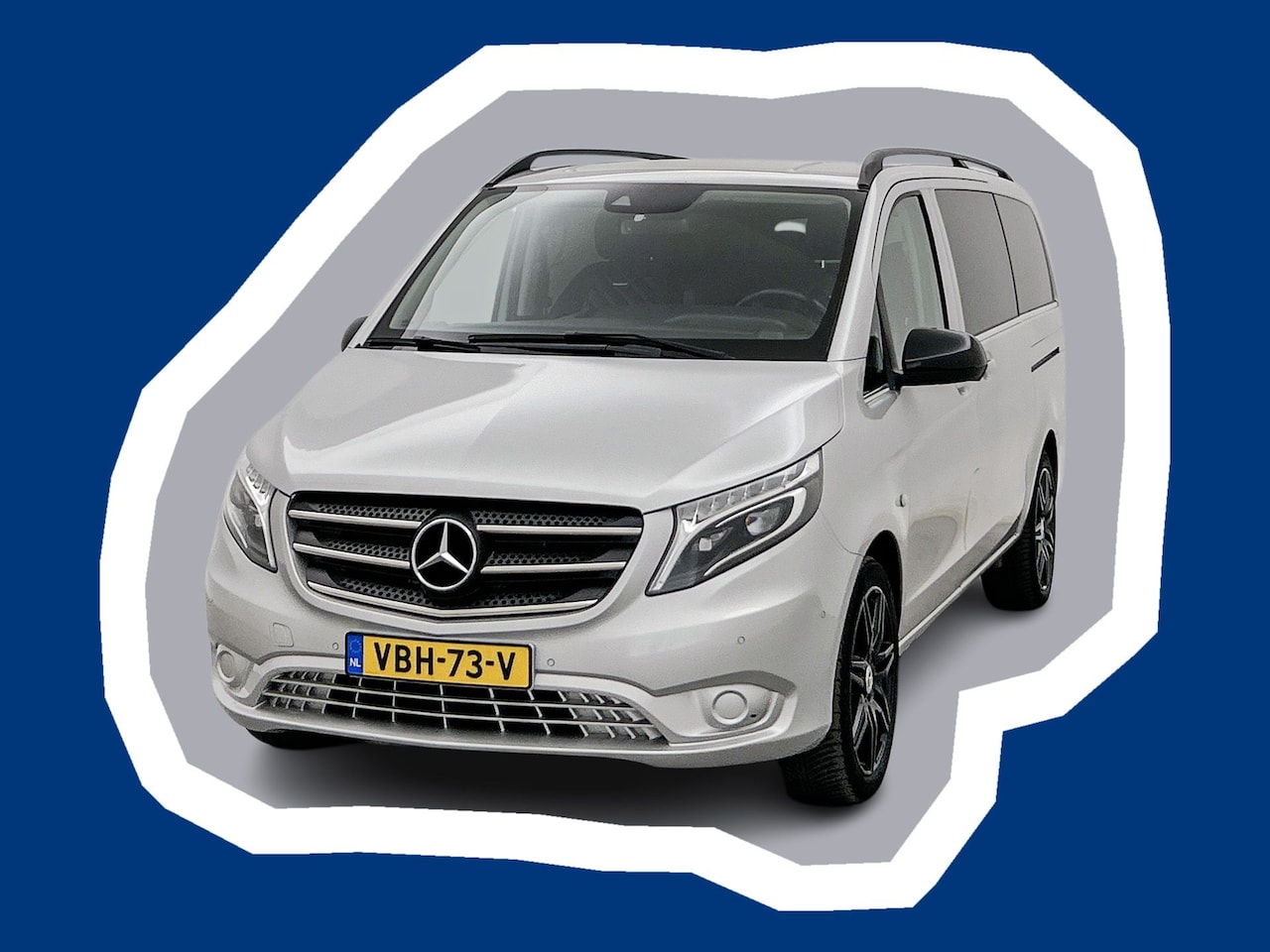 Mercedes-Benz Vito - 119 CDI Lang DC Leder Dubbele cabine Led Navigatie Camera Trekhaak Schuifdeur L+R - AutoWereld.nl