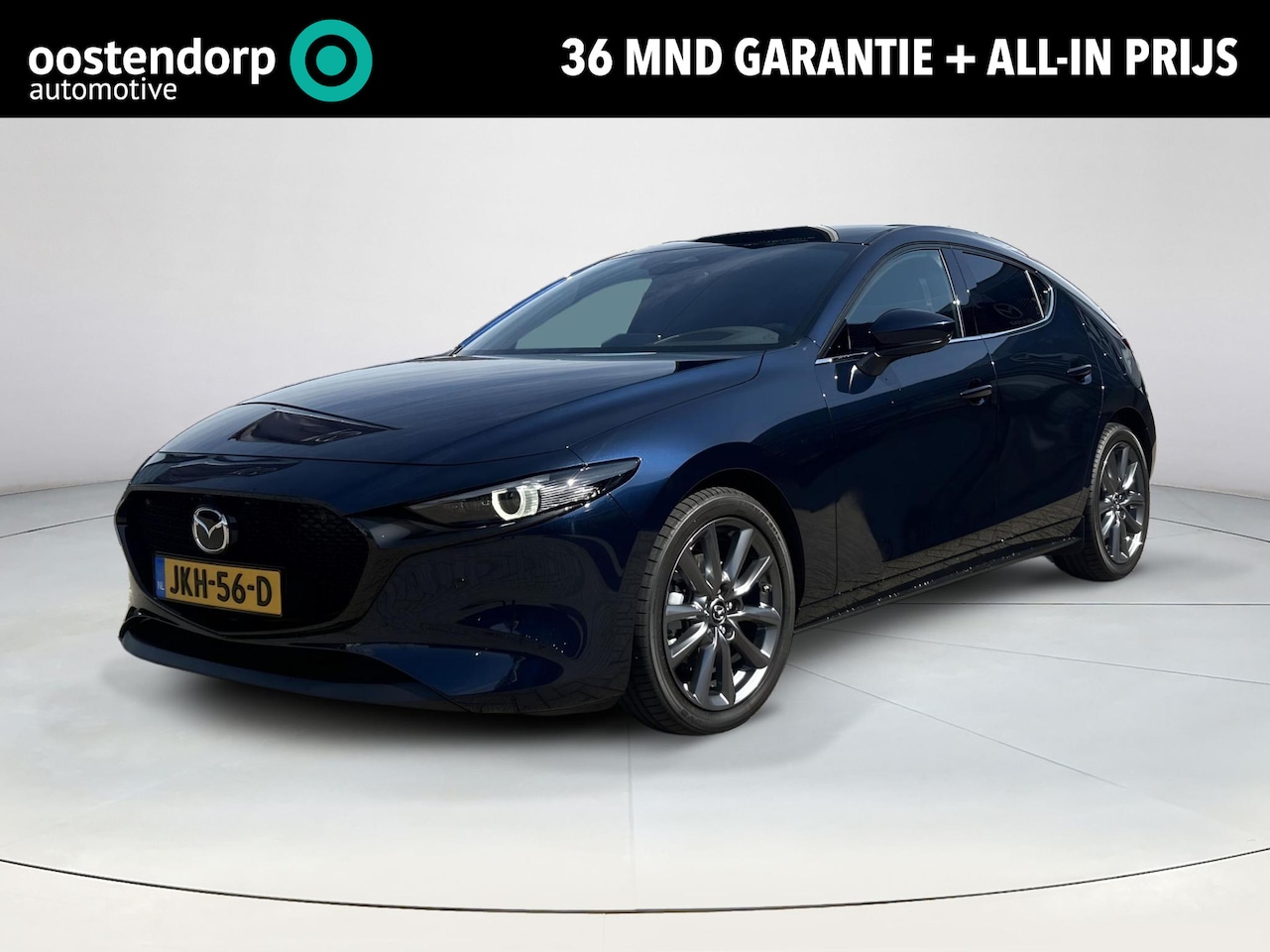 Mazda 3 - 2.5 e-SkyActiv-G M Hybrid 140 Exclusive-line | 360 ° camera | Stoel-Stuur verwarming | App - AutoWereld.nl