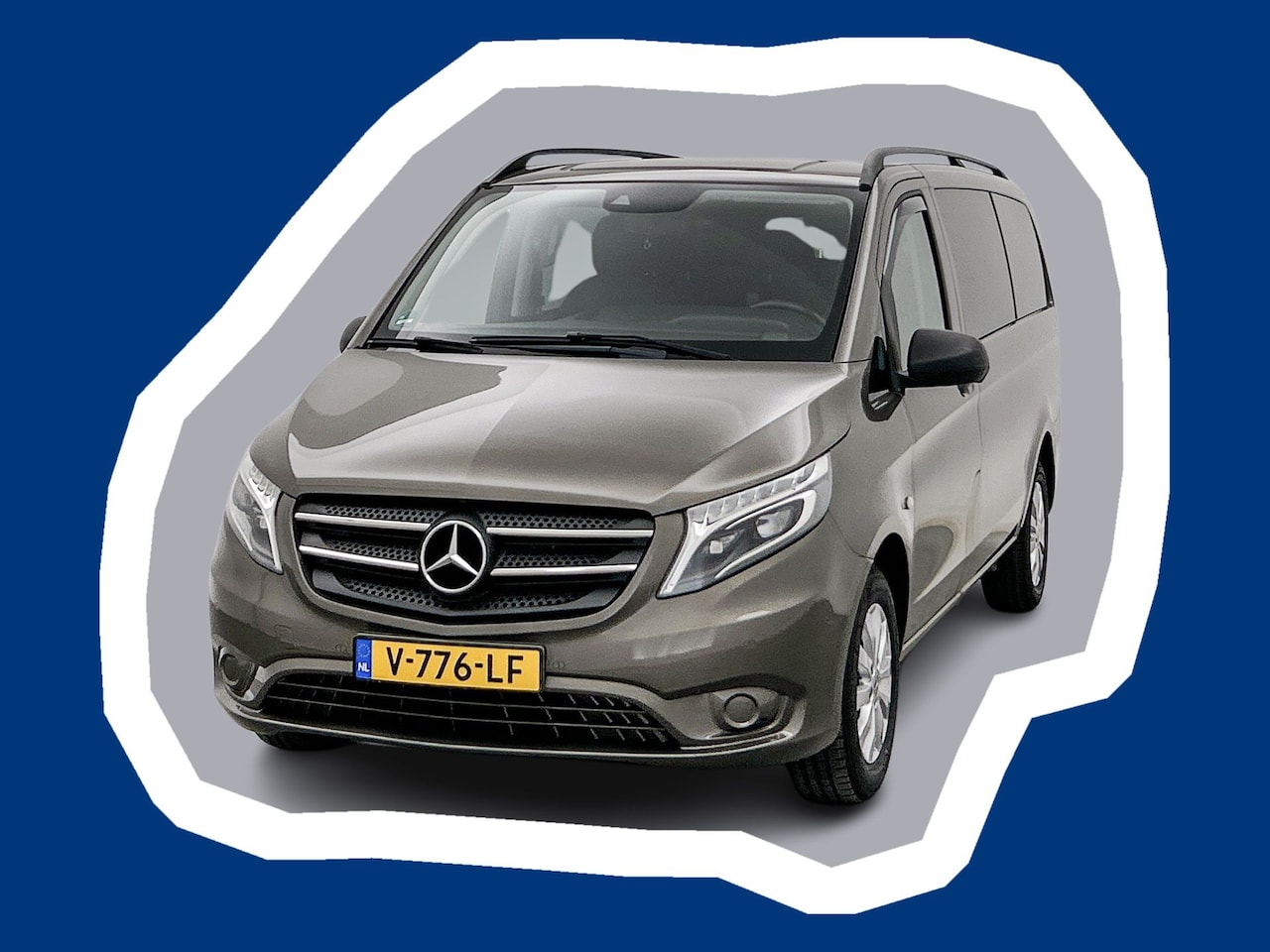Mercedes-Benz Vito - 114 CDI Lang DC Led Dubbele cabine Climate control Trekhaak Navigatie Camera Parkeersensor - AutoWereld.nl