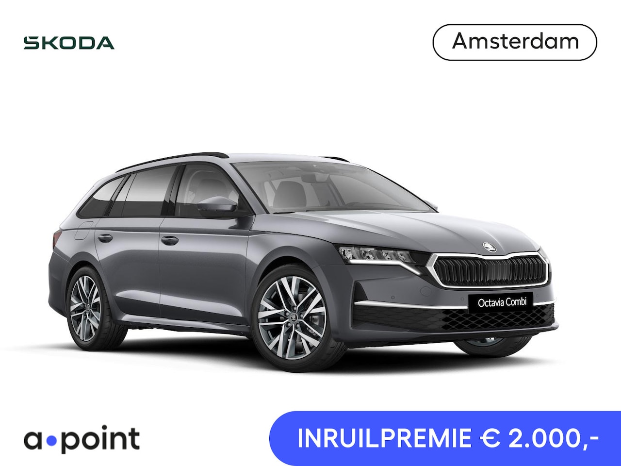 Skoda Octavia Combi - Business Edition Plus m-HEV 1.5 TSI 150 pk 7 versn. DSG | Winter pakket | Lichtmetalen vel - AutoWereld.nl