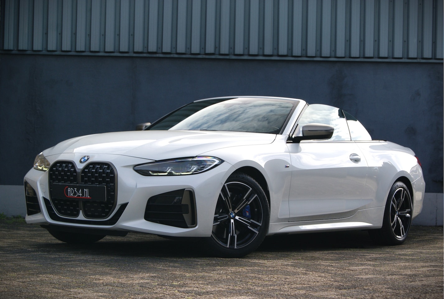 BMW 4-serie Cabrio - M440i xDrive 374PK High Ex. ACC/Nekverw./Stuurwielverw./Harman-Kardon/Memory/Wegkl-Trhk - AutoWereld.nl