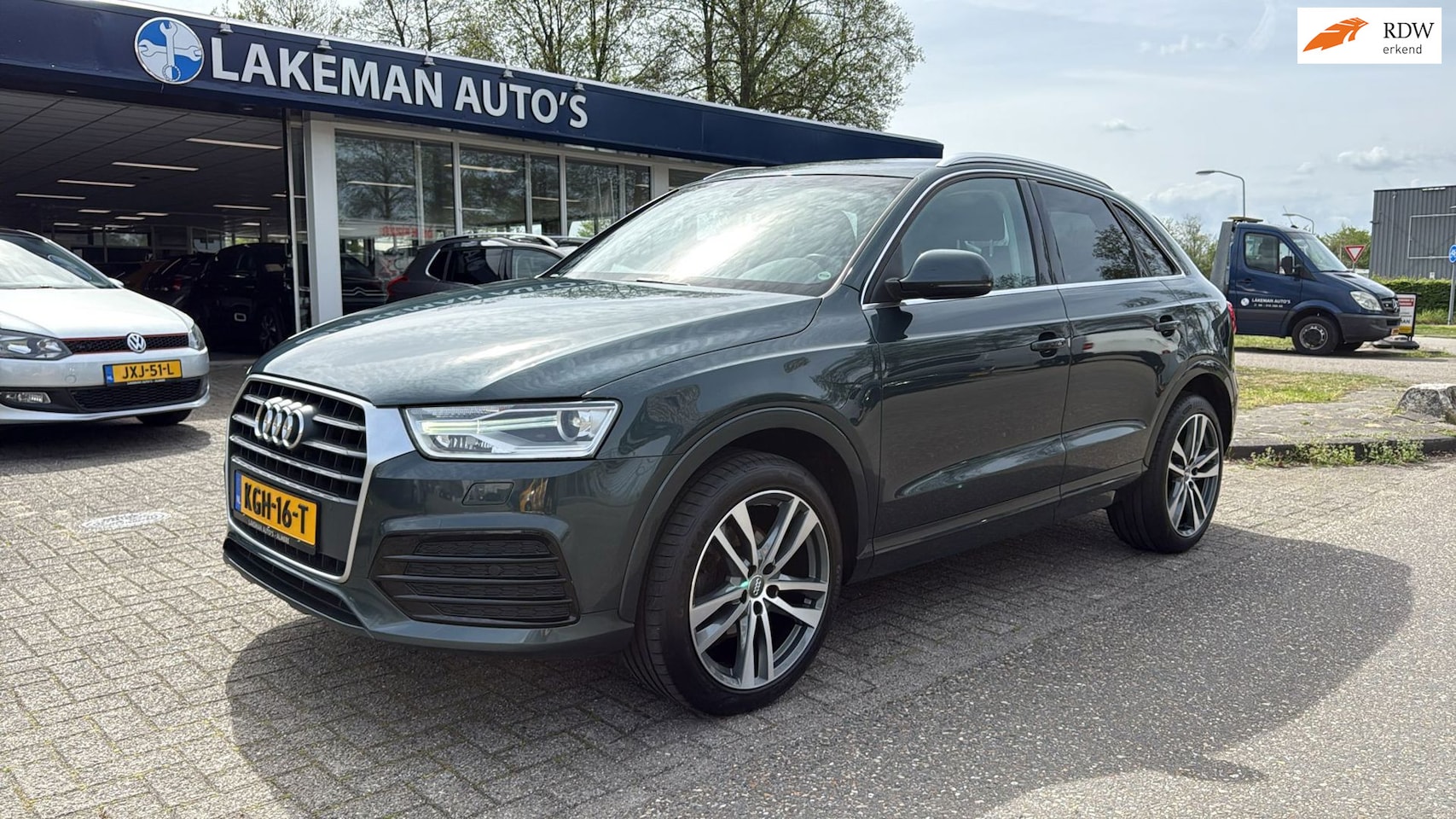 Audi Q3 - 1.4 TFSI CoD Design Pro Plus AUTOMAAT Grey Green Line Huurkoop Inruil APK Garantie - AutoWereld.nl