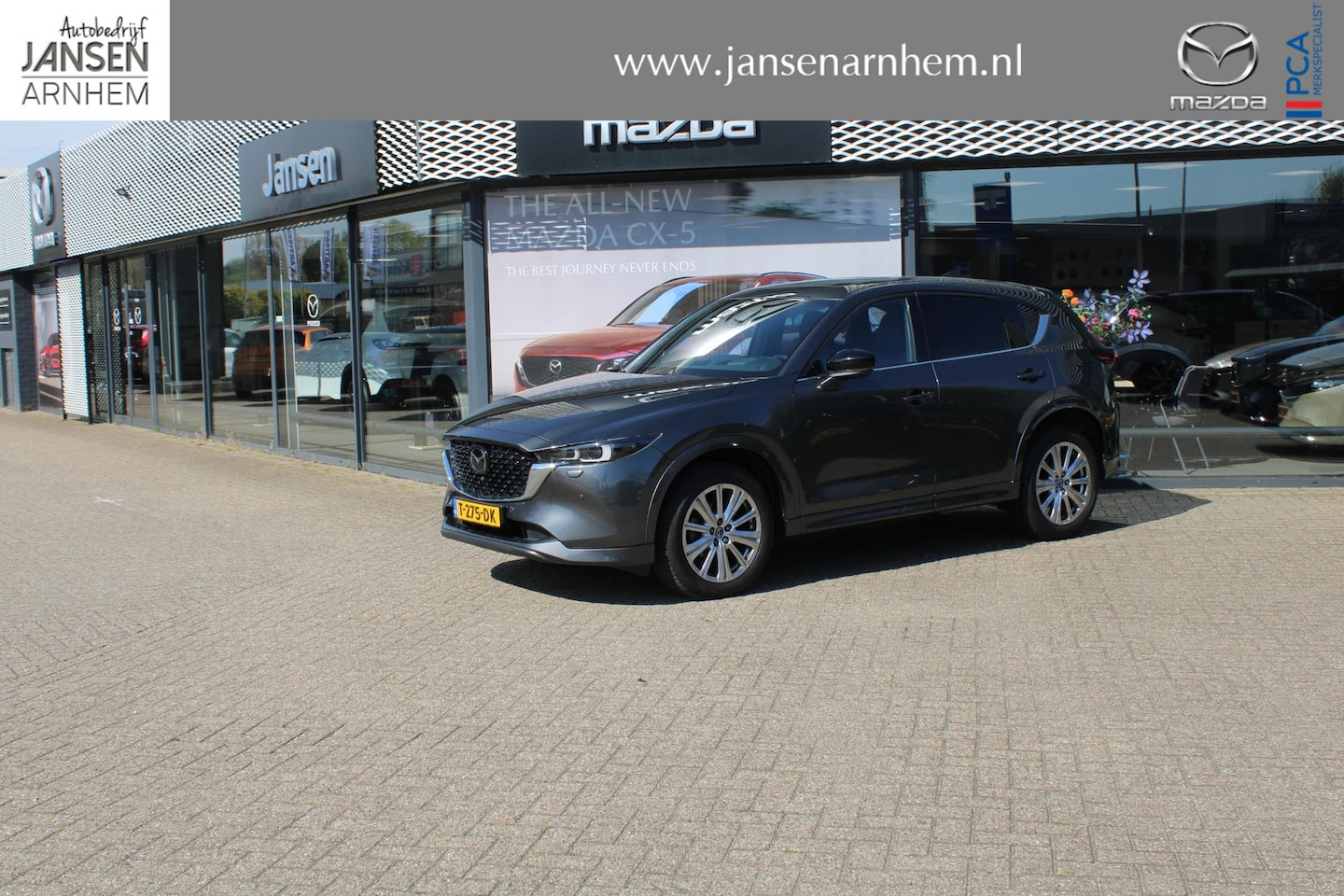 Mazda CX-5 - 2.5 e-SkyActiv-G M Hybrid 194 Takumi , Automaat, Leder, Schuif-/Kanteldak, 360 Camera, Bos - AutoWereld.nl