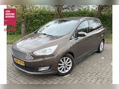 Ford Grand C-Max - BJR 2017 1.0 126 PK Titanium STOEL-STUURVERWARMING | NAVI | CLIMA | CRUISE | PARKEERHULP |