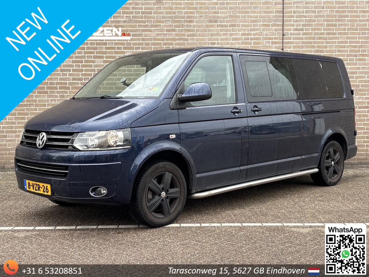 Volkswagen Transporter - 2.0 TDI L2H1 Dubbel Cabine Trendline Automaat | € 6.950,- NETTO! | Leder | Climate | Navi - AutoWereld.nl