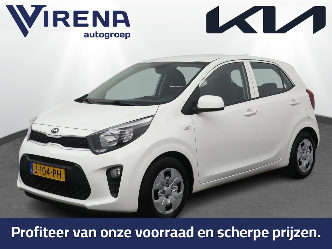 Kia Picanto - 1.0 MPi ComfortPlusLine - Achteruitrijcamera - Airco - Apple Carplay / Android Auto - Fabr - AutoWereld.nl