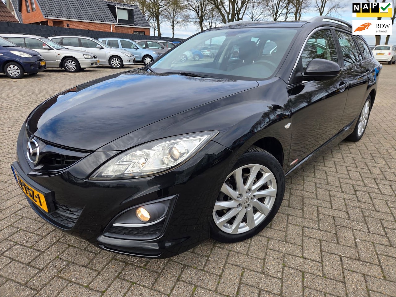 Mazda 6 Sportbreak - 2.0 GT-M Line 2012. Airco/Cruise/Stoelverwarming/Leder/Trekhaak etc.. - AutoWereld.nl