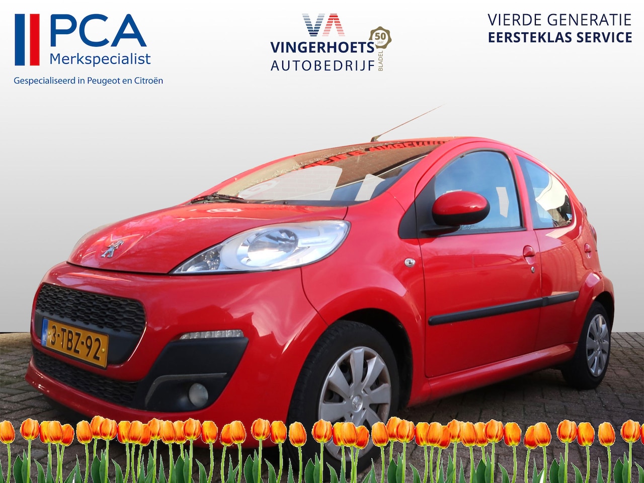 Peugeot 107 - 1.0 Active 5-Deurs * Nieuwe APK * * Airco * Mistlampen * Led Dagrij Verlichting * Set Wint - AutoWereld.nl