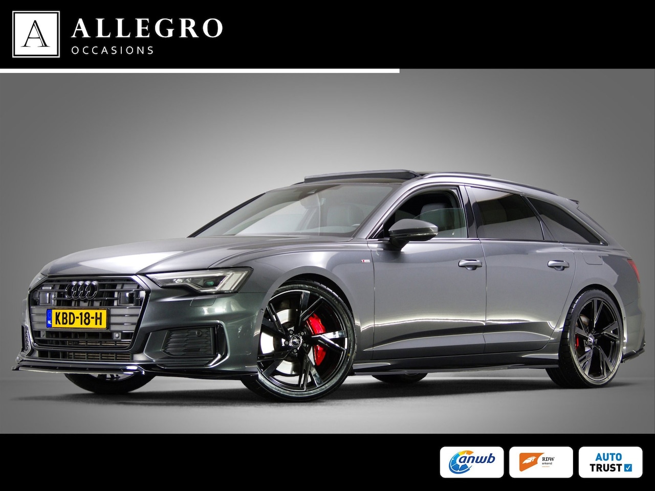 Audi A6 Avant - 55 TFSI e quattro Competition S-Line Edition (B&O, SFEERVERLICHTING, MAXTON, ACC, PANO, TR - AutoWereld.nl
