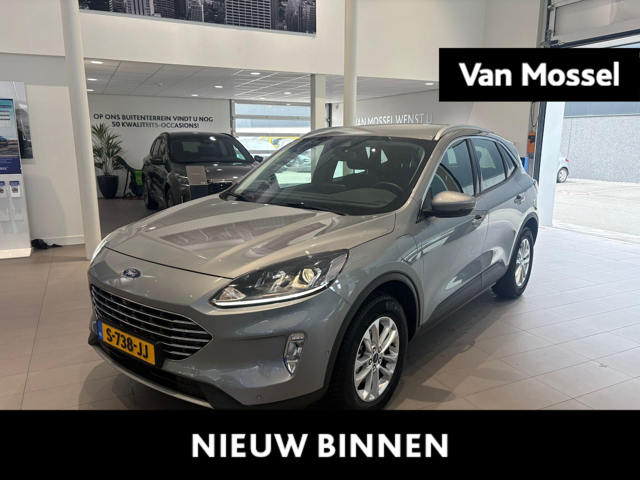 Ford Kuga - 2.5 PHEV Titanium STOEL - STUUR - VOORRUIT VERWARMING | ADAPTIVE CRUISE | CAMERA | APPLE C - AutoWereld.nl