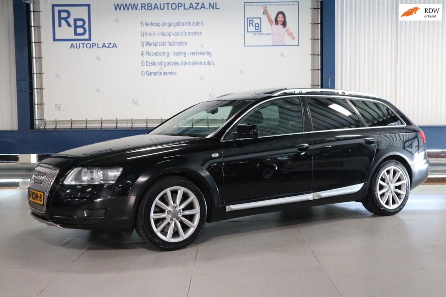 Audi A6 allroad quattro - 4.2 FSI / Black on Black / Full Service / 350 PK / PURE LUXE ! ! ! - AutoWereld.nl