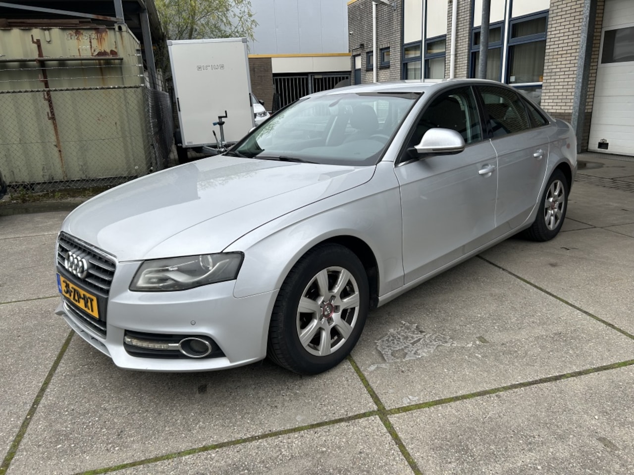 Audi A4 Limousine - 1.8 TFSI Sedan zilver leer - AutoWereld.nl