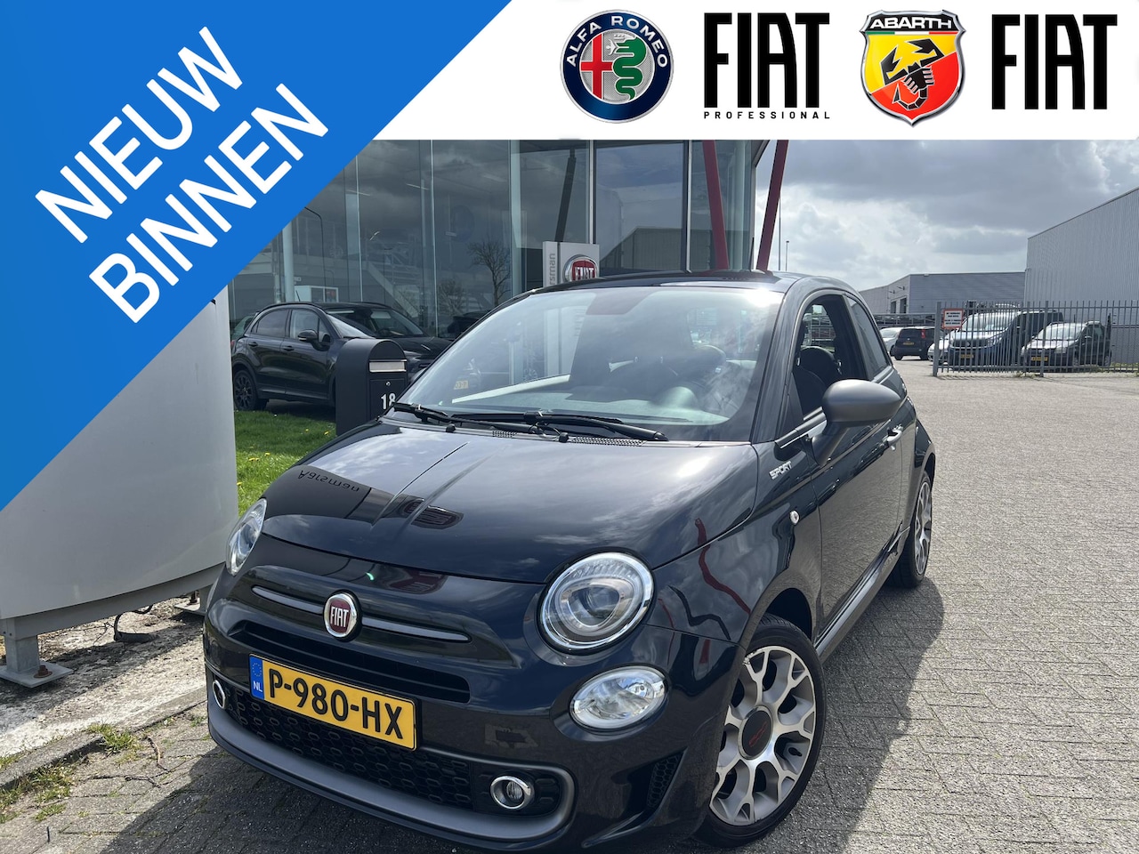Fiat 500 - 1.0 Hybrid Sport | Apple Carplay | Parkeersensoren | Automatische airco | Licht- en regens - AutoWereld.nl