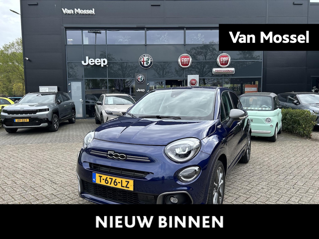 Fiat 500 X - 1.5 Hybrid Sport | Navigatie | Parkeersensoren voor + achter | Achteruitrijcamera | Ledere - AutoWereld.nl