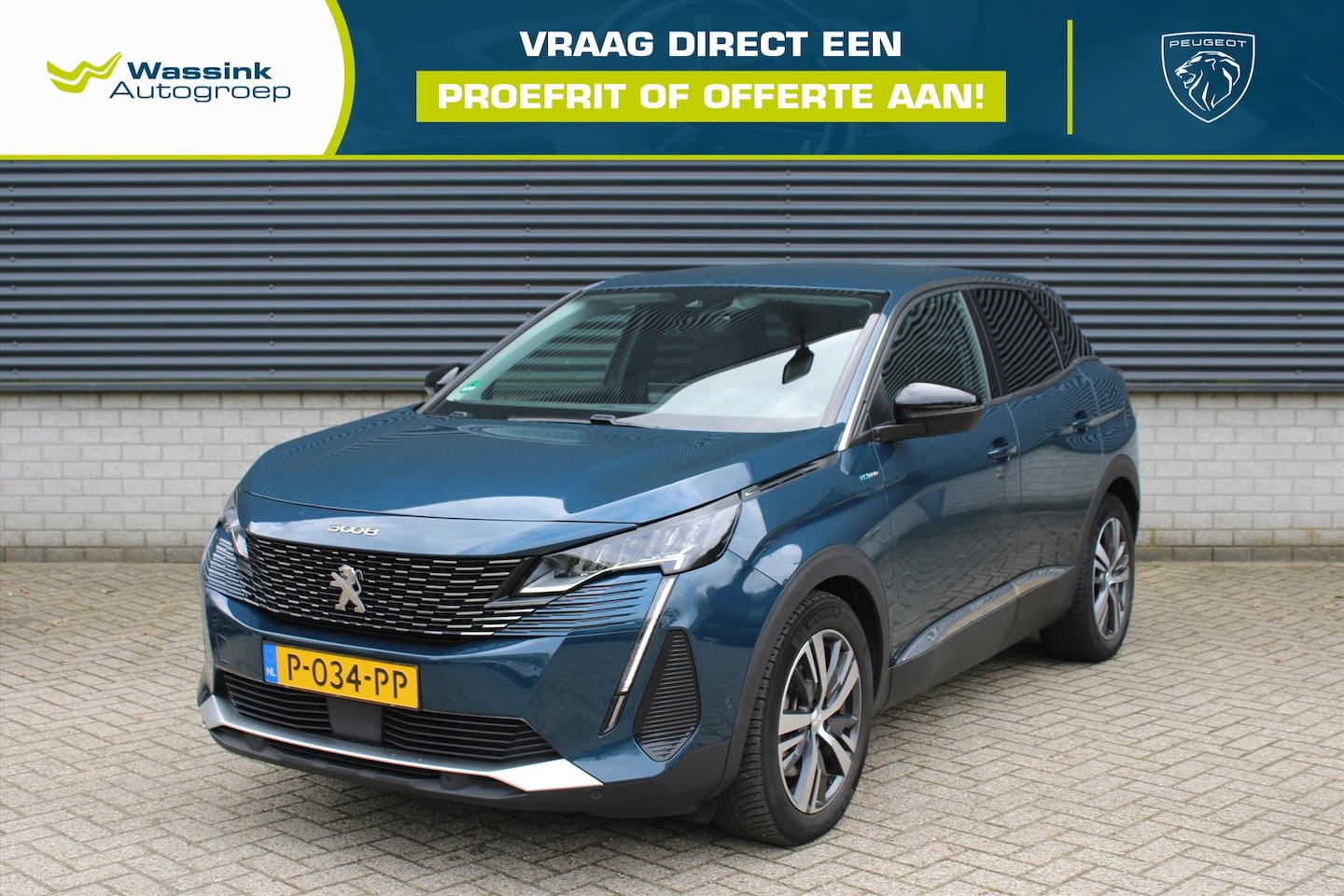 Peugeot 3008 - 1.6 Plug-in HYbrid 225pk e-EAT8 Allure Pack Business | Cruise Control | Navigatie | Camera - AutoWereld.nl