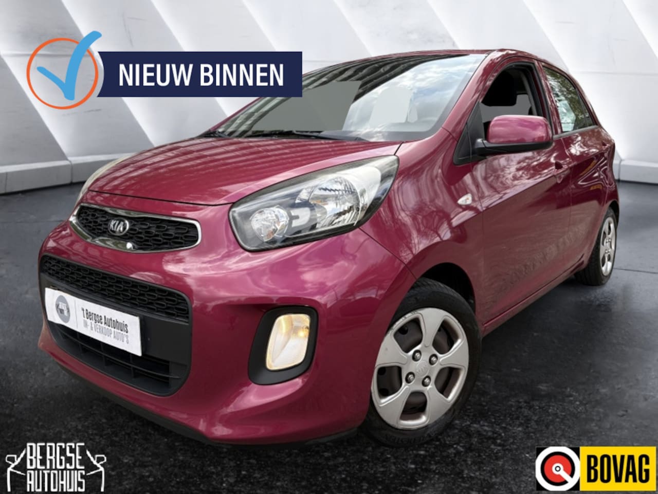 Kia Picanto - 1.0 CVVT Navi Bt Airco Elek.r Nap - AutoWereld.nl
