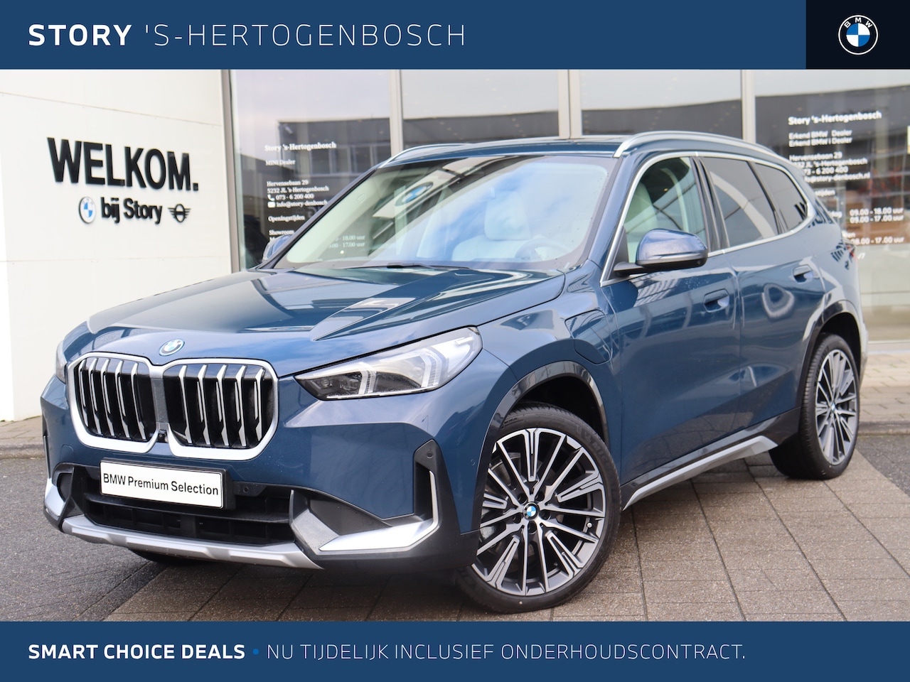 BMW X1 - xDrive30e High Executive xLine Automaat / Panoramadak / Trekhaak / Sportstoelen / Parking - AutoWereld.nl