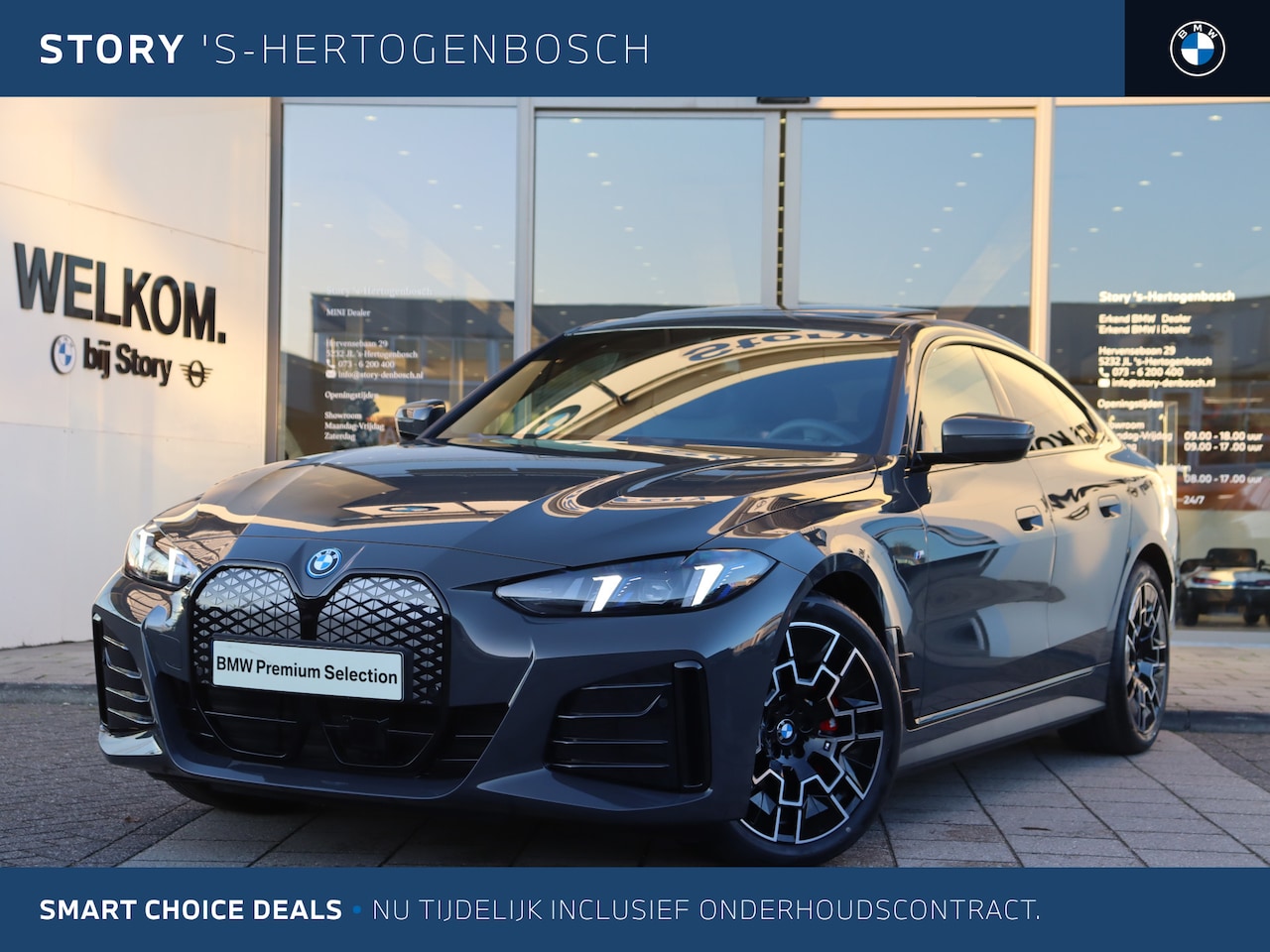 BMW i4 - eDrive35 Gran Coupé M Sport / Schuif-kanteldak / Achteruitrijcamera / Active Cruise Contro - AutoWereld.nl
