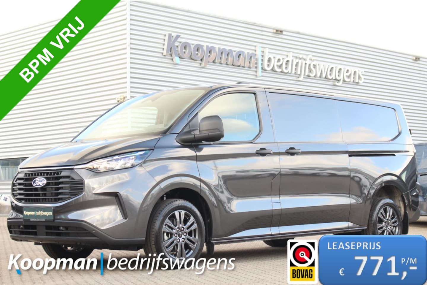 Ford Transit Custom - 320 2.0TDCI 170pk L2H1 Trend | 4x4 | AWD | Automaat | L+R Zijdeur | Stoel+Stuurverwarming - AutoWereld.nl