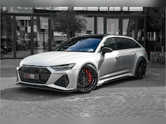 Audi RS6 - ABT RS6-S Avant 4.0 TFSI quattro 700pk | Exclusive Floret Silver matte | Carbon optiek | D
