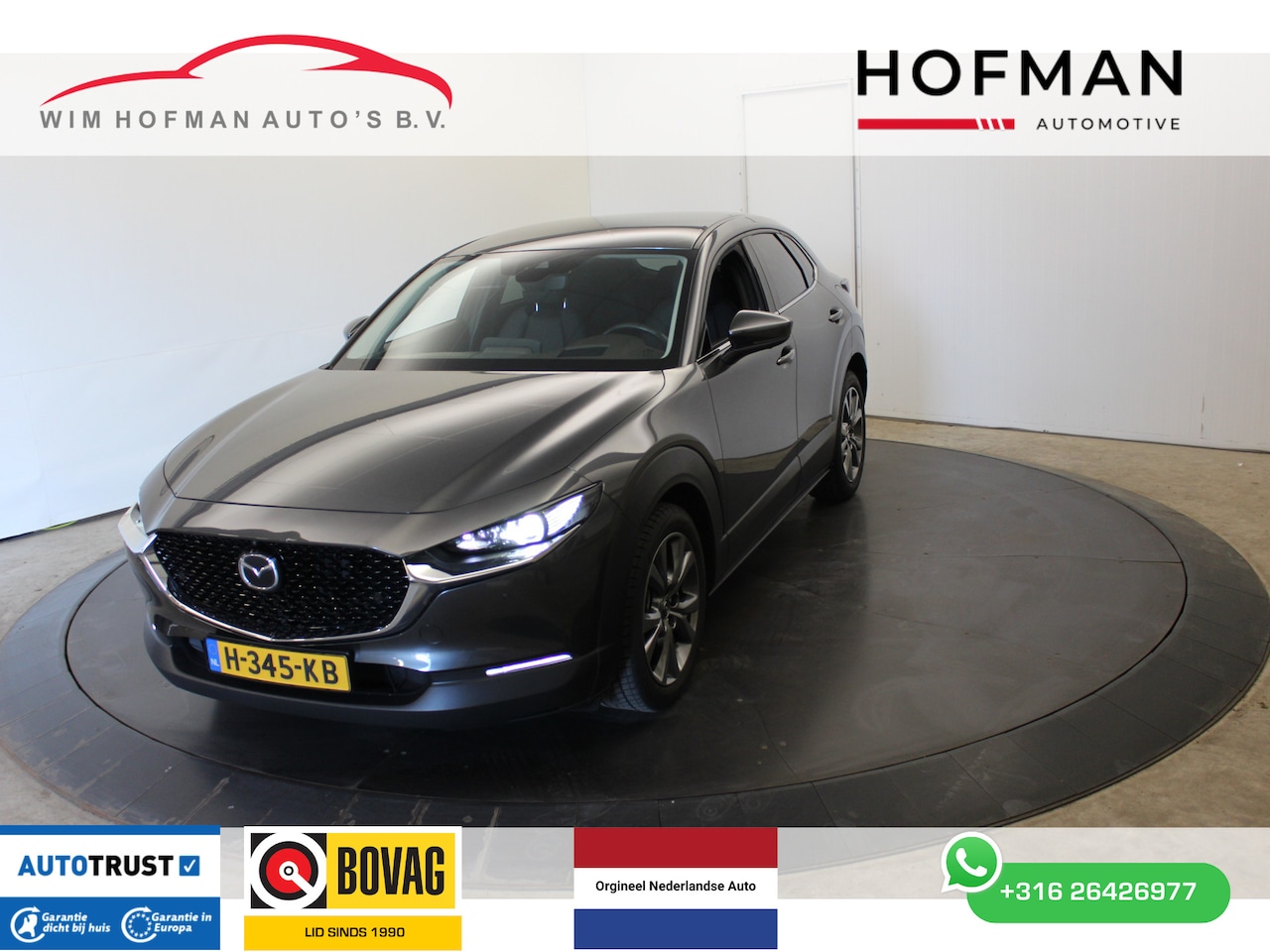 Mazda CX-30 - 2.0 e-SkyActiv-X M Hybrid Luxury Virtual 187PK Trekh 360ºCamera Vol Leder - AutoWereld.nl