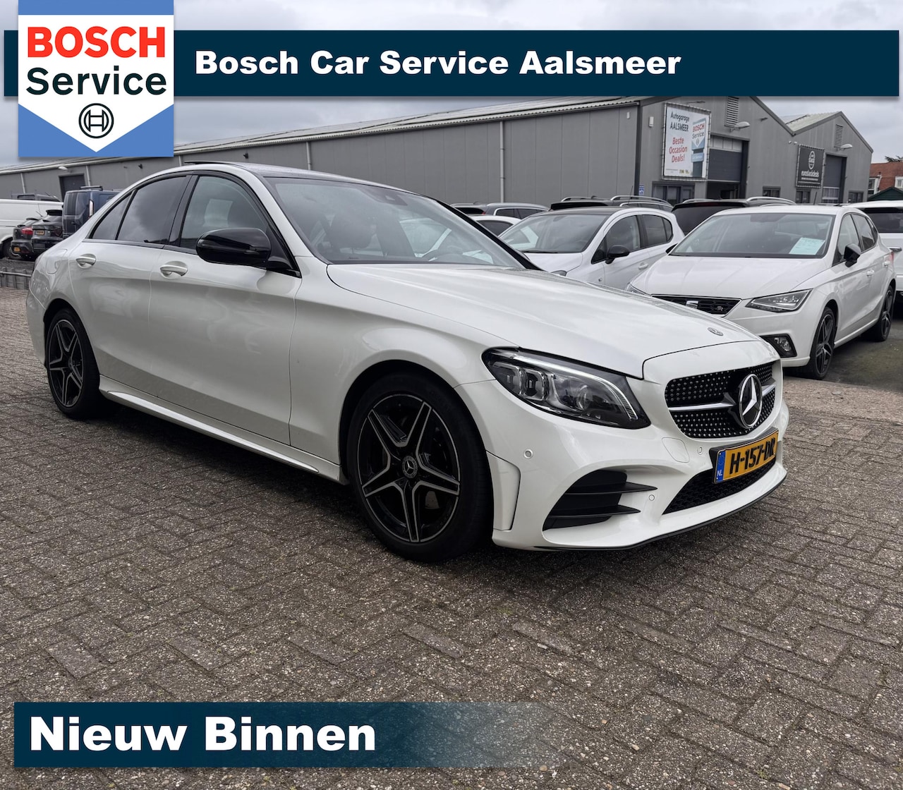 Mercedes-Benz C-klasse - 200 Business Solution AMG / PANO / LEER / AMG / - AutoWereld.nl