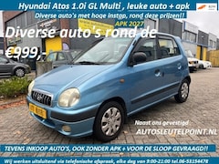 Hyundai Atos Multi - 1.0i GL, Nette auto, APK 2027 zie alle foto's wij werken uitsluitend via telefonische afsp