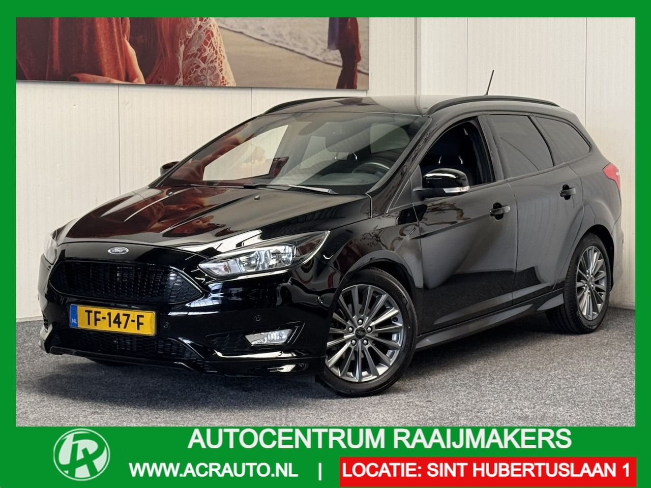 Ford Focus Wagon - 1.0 ST-LINE ZEER MOOI !! NAVIGATIE CRUISE CONTROL CLIMATE CONTROL APPLE CARPLAY/ANDROID BL - AutoWereld.nl