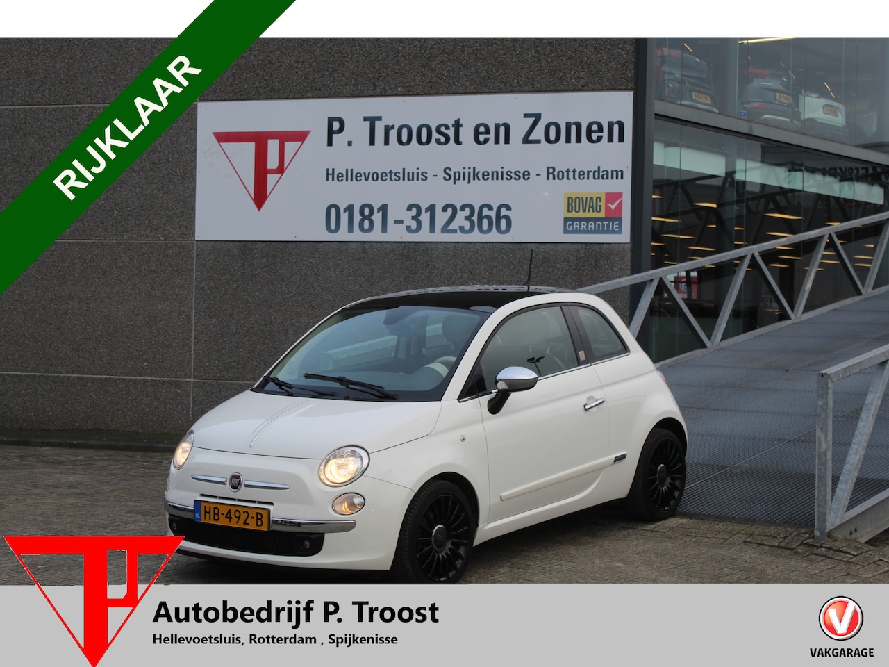 Fiat 500 - 0.9 TwinAir Turbo Rivièra Maison Panoramadak/Lederen bekleding/Climate control/Licht metal - AutoWereld.nl