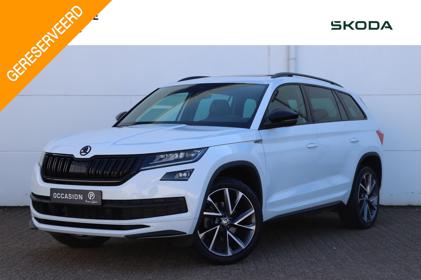 Skoda Kodiaq - 1.5 TSI Sportline Business 150pk DSG7 7p. | Pano | Trekhaak | Memory | Camera - AutoWereld.nl