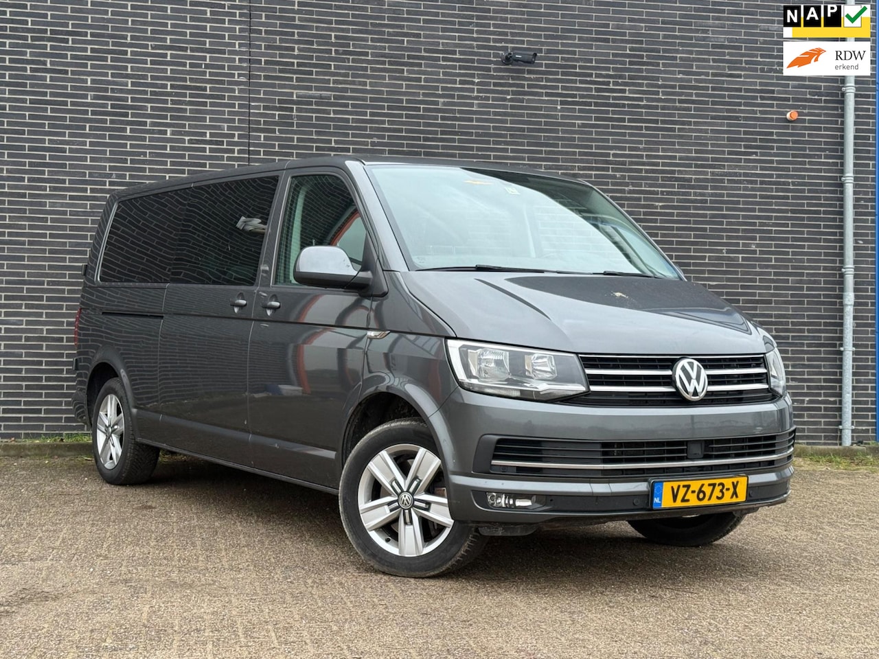 Volkswagen Transporter - 2.0 TDI L2H1 DC DSG Highline Euro 6, Leder! - AutoWereld.nl