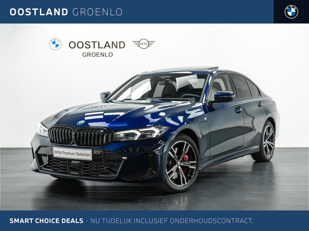 BMW 3-serie - 330e High Executive M Sport Automaat / Schuif-kanteldak / Sportstoelen / Comfort Access / - AutoWereld.nl